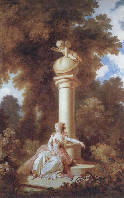 Jean Honore Fragonard The Progress of Love France oil painting art